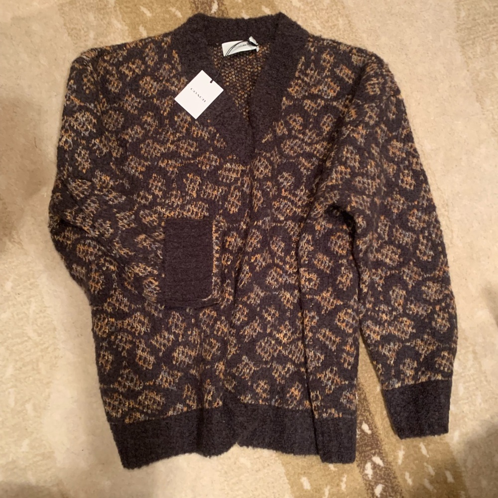 Coach signature logo sweater
